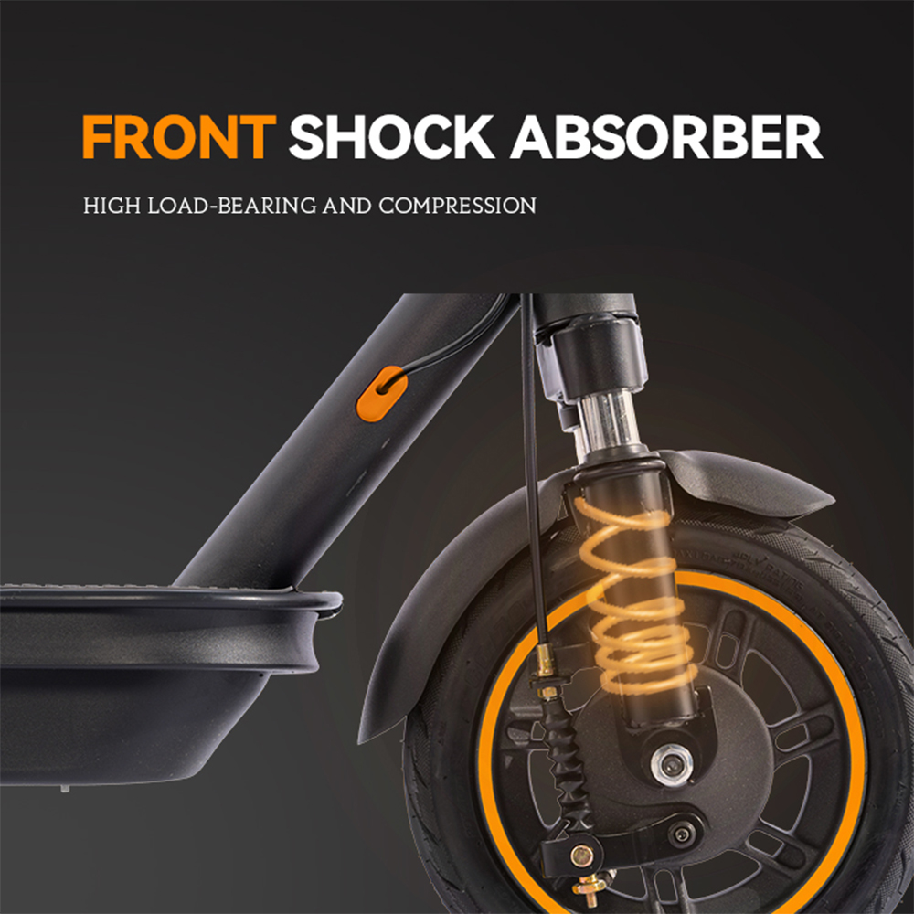 HEZZO G30 Commute Folding Electric Scooter G30 19Mph 35Miles Long Range With Front Suspension City Escooter-HEZZO