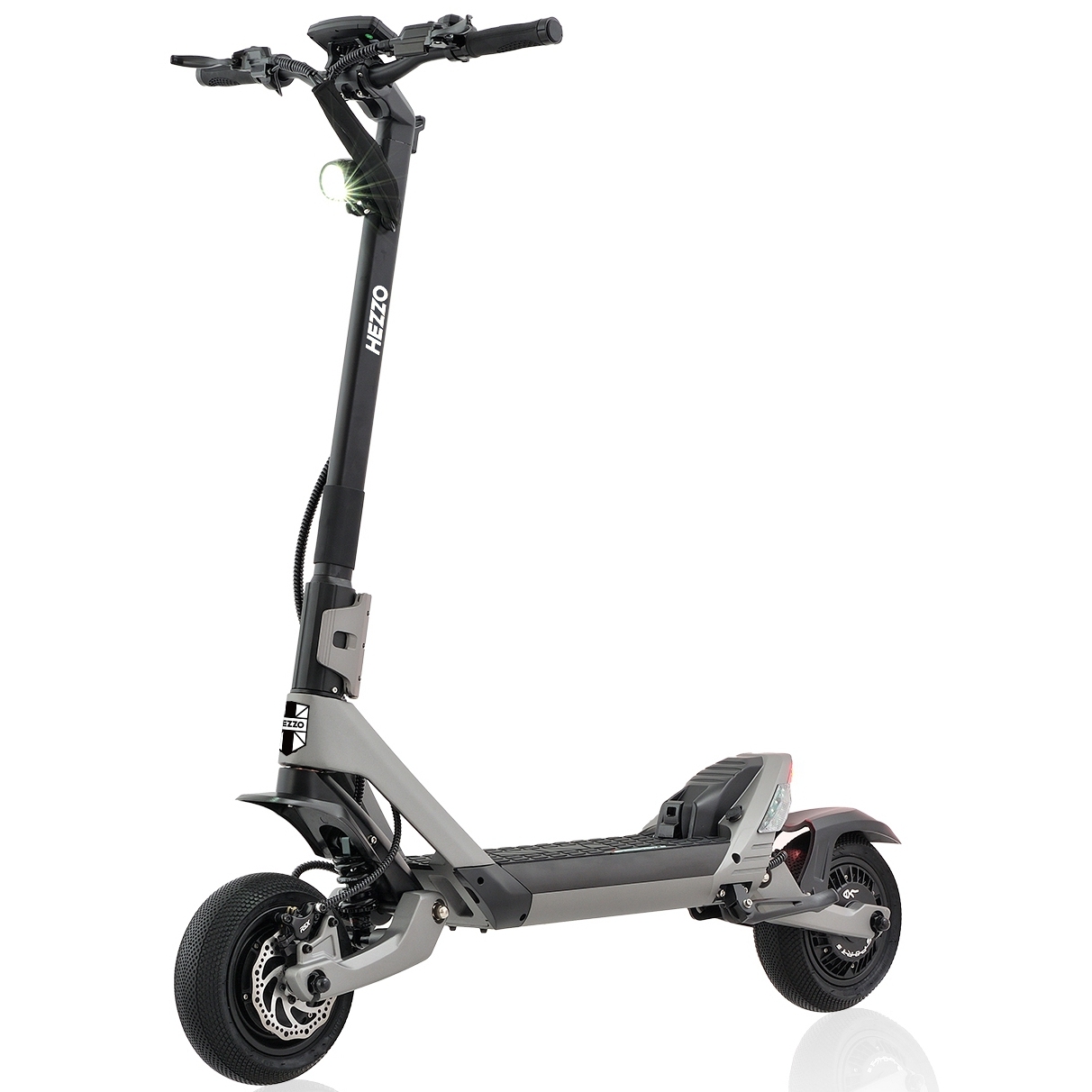 Hezzo F6 Electric Scooter 60V 3200W Dual Motors 23Ah Lithium Battery 43Mph Forged Aluminium Alloy Foldable -HEZZO