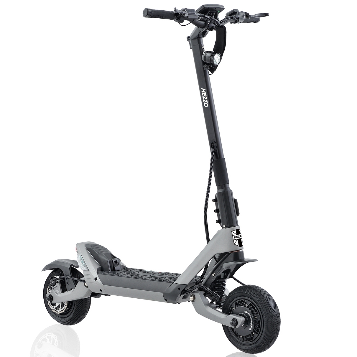 Hezzo F6 Electric Scooter 60V 3200W Dual Motors 23Ah Lithium Battery 43Mph Forged Aluminium Alloy Foldable -HEZZO
