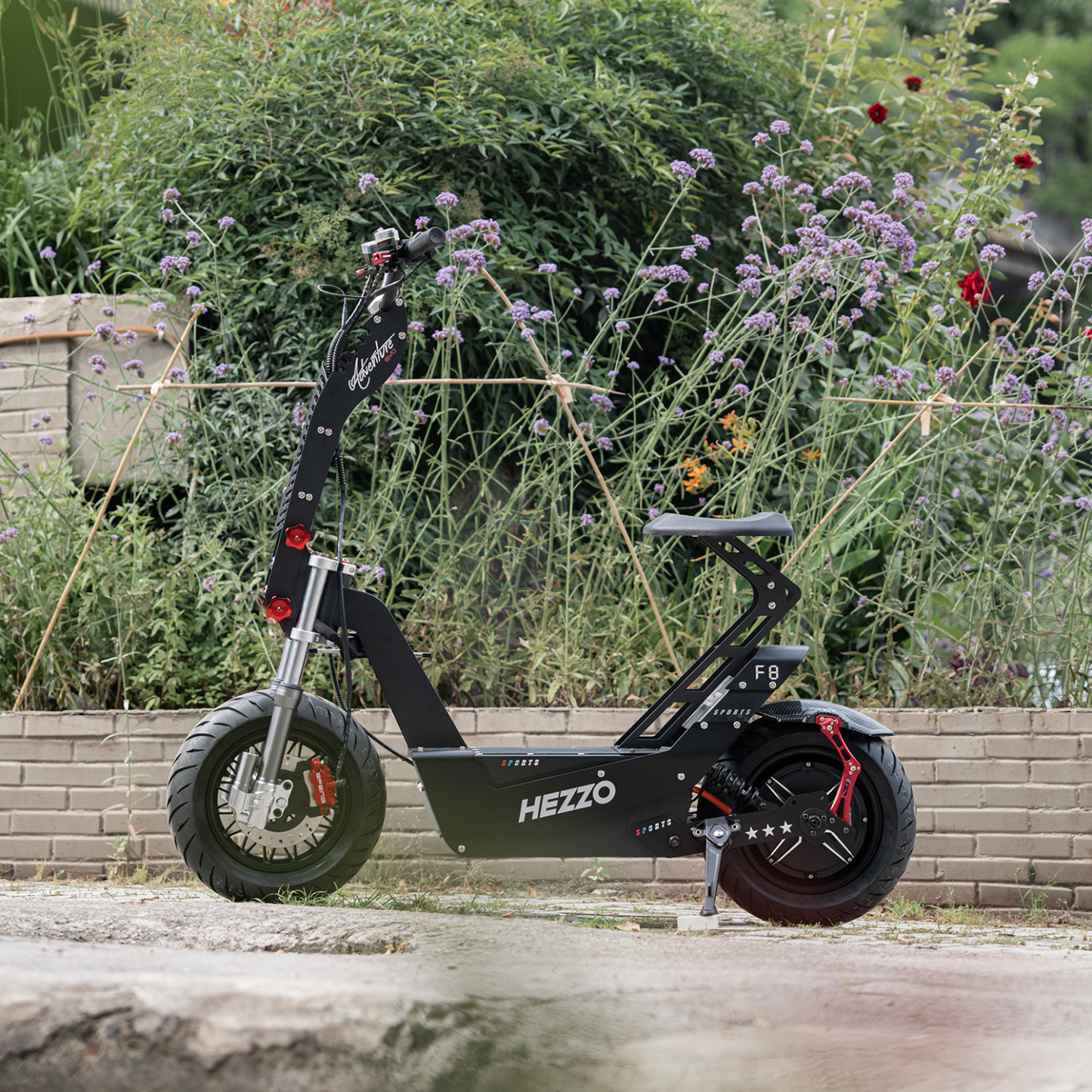 HEZZO 2025 F8 Escooter Mat Black Edition 16Inch Off Road 72V 10000W Foldable Kick Scooter 100Km/h 50Ah 150Km Long Range