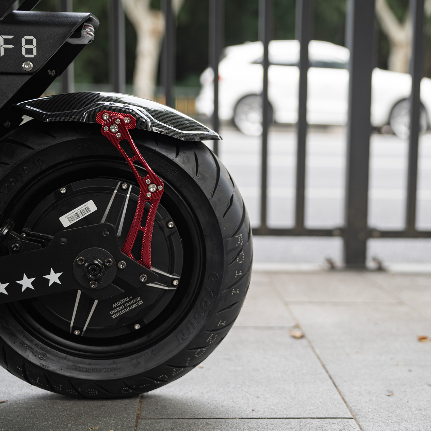 HEZZO 2025 F8 Escooter Mat Black Edition 16Inch Off Road 72V 10000W Foldable Kick Scooter 100Km/h 50Ah 150Km Long Range