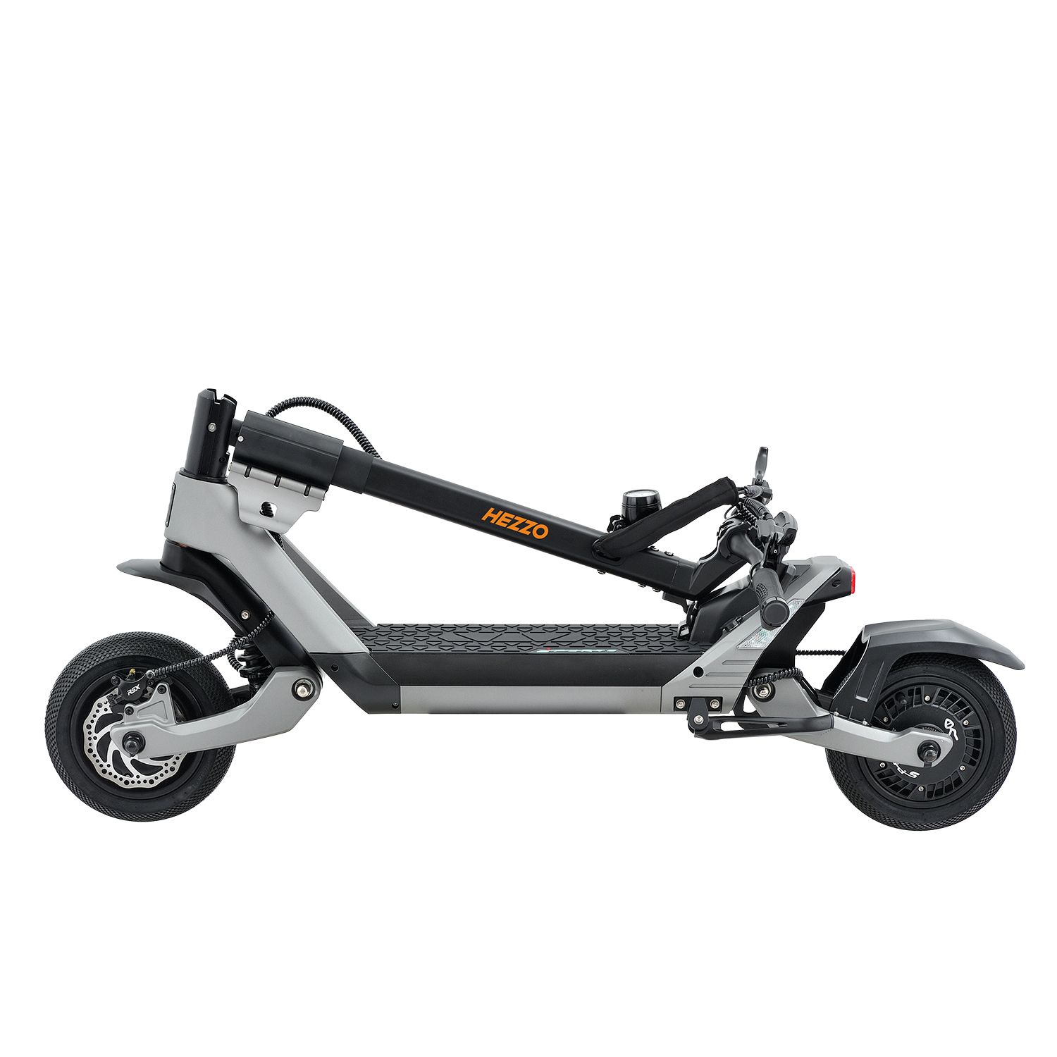 Hezzo F6 Electric Scooter 60V 3200W Dual Motors 23Ah Lithium Battery 43Mph Forged Aluminium Alloy Foldable -HEZZO