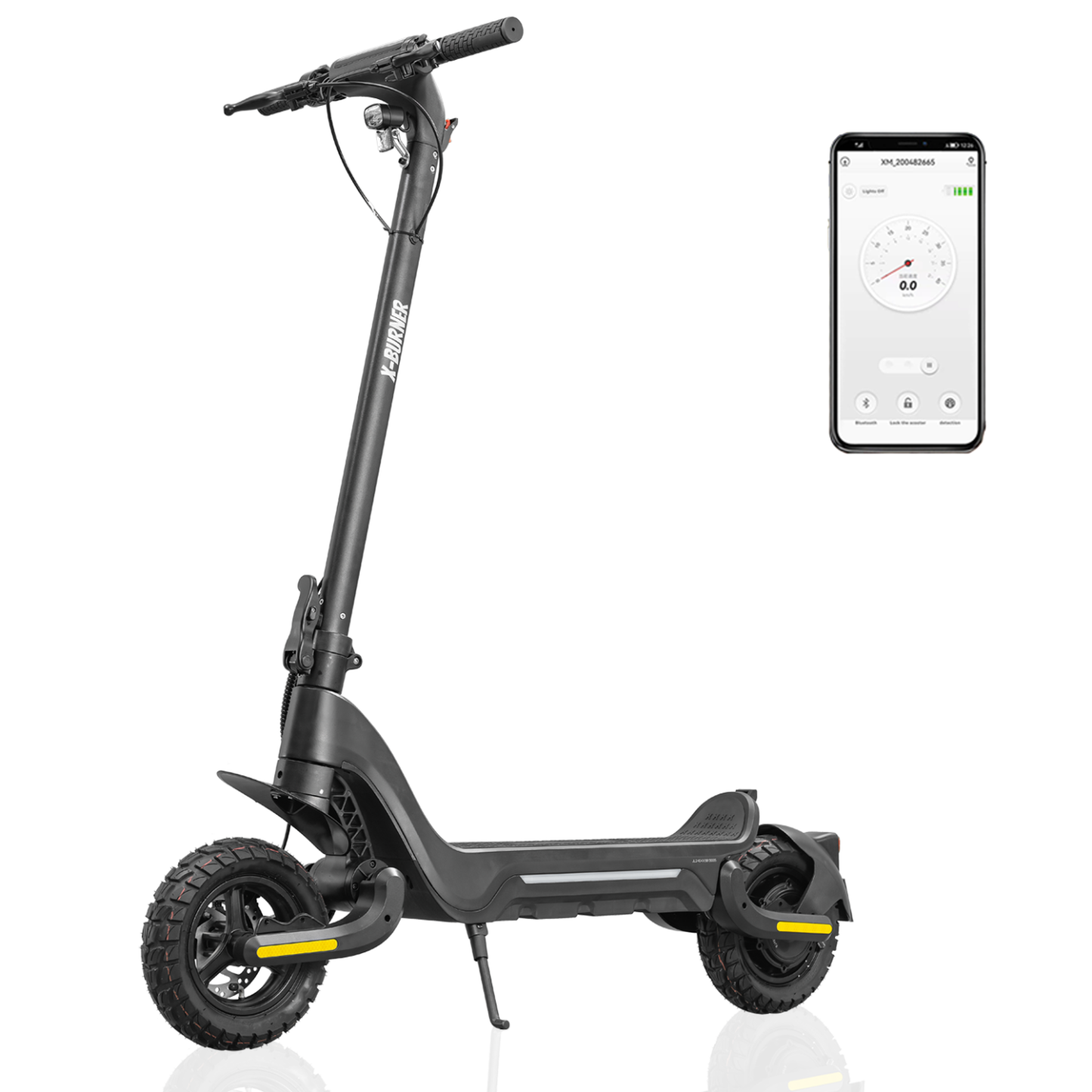 Hezzo F5 Electric Scooter 48V 1600W Dual Motors 18Ah Lithium Foldable Off Road Escooter With App