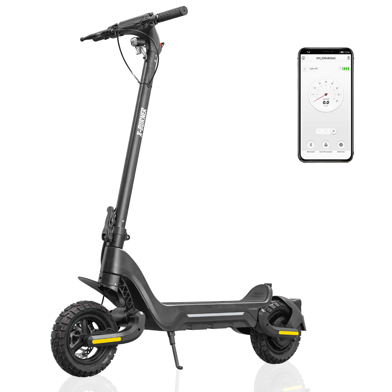 Hezzo F5 Electric Scooter 48V 1600W Dual Motors 18Ah Lithium Foldable Off Road Escooter With App