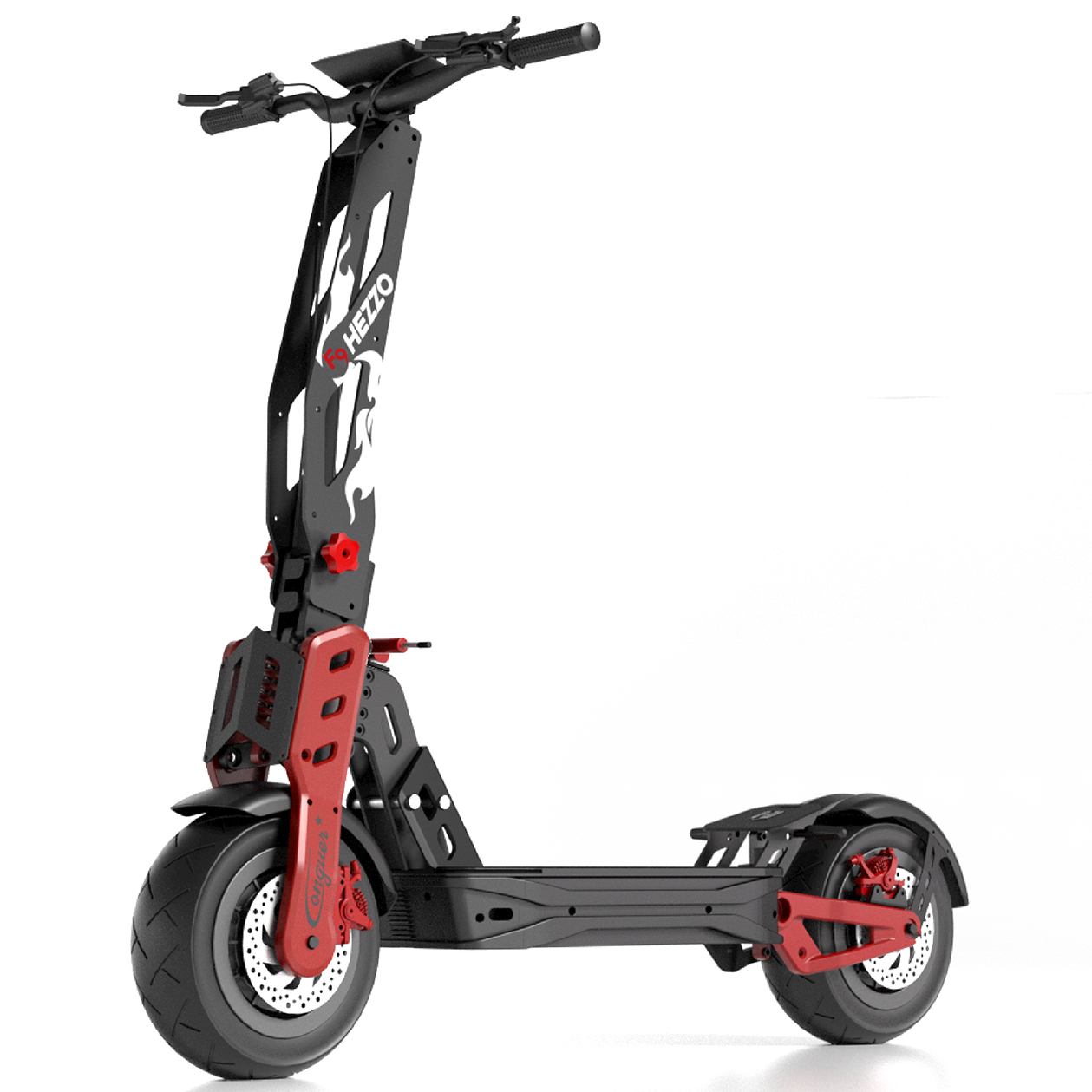 HEZZO F9 12Inch Dual Motors Escooter With Steering Damper 