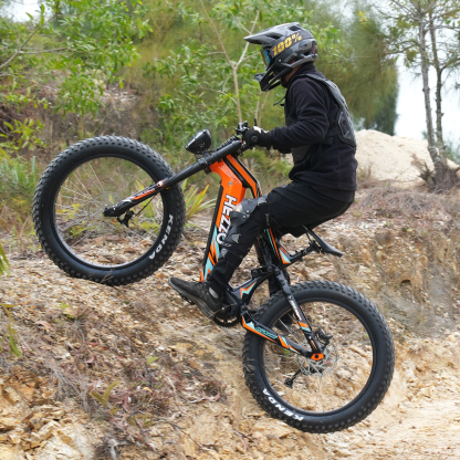HEZZO K9 Carbon Ebike 26Inch Electric Fat Bike 52V 1000W Mid-Drive 21Ah SAMSUNG/LG Offroad Emtb