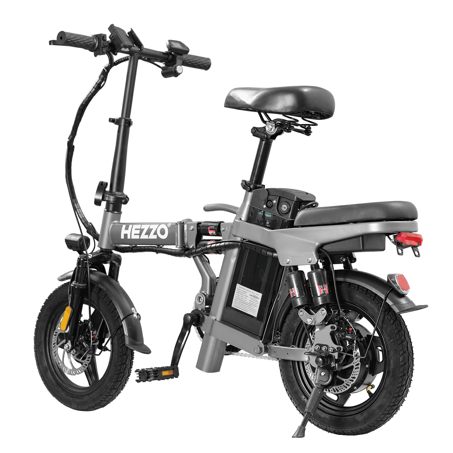HEZZO T5 Folding Electric Bike 350W Motor 48v 10.4AH Lithium Battery