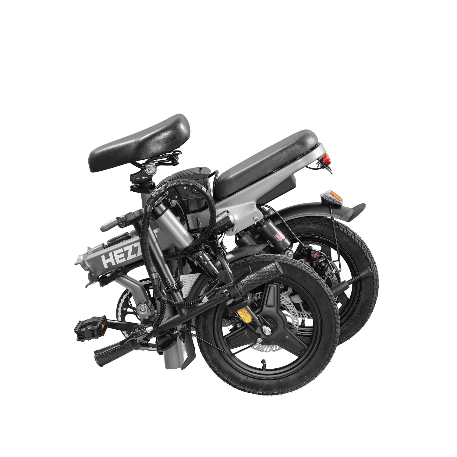 HEZZO T5 Folding Electric Bike 350W Motor 48v 10.4AH Lithium Battery
