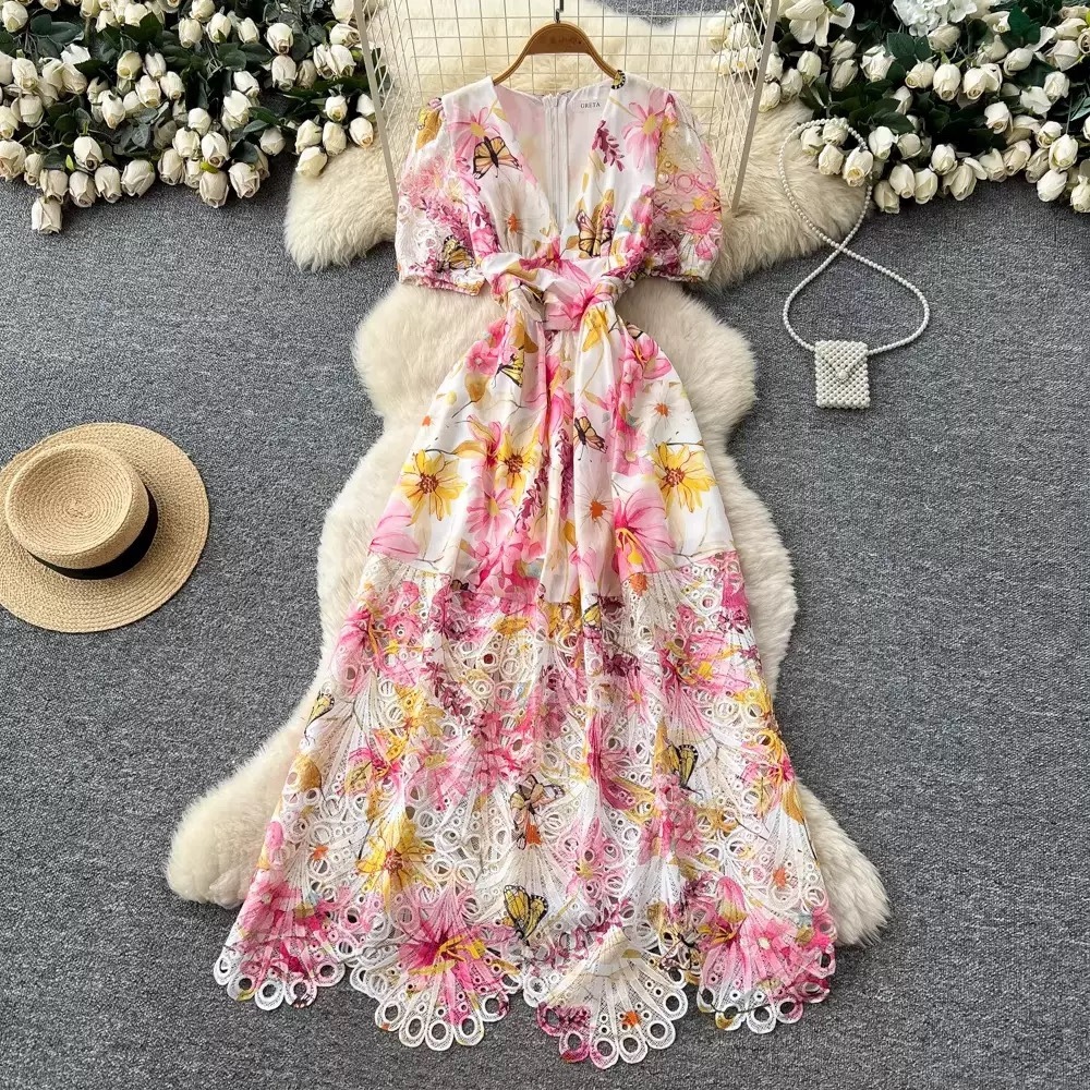 8224. DRESS EXCLUSIVE PINK