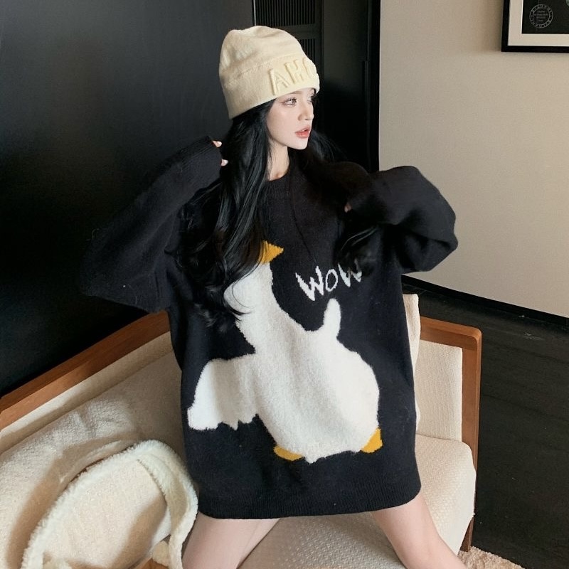 T369. SWEATER BLACK DUCK