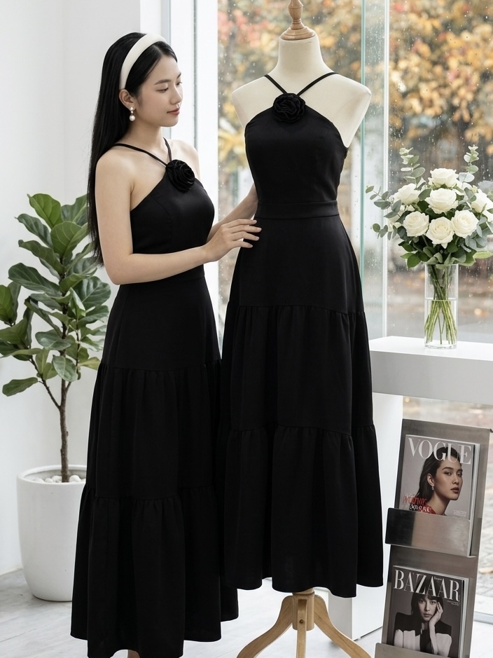 V897. MAXI DRESS YEM•