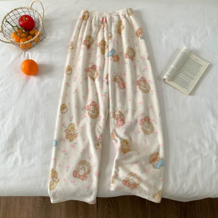 S263. WHITE BOTTOM SLEEPWEAR