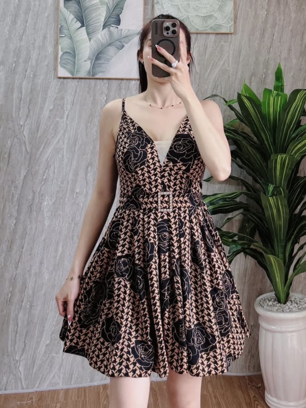 V899. MAXI DRESS 2PCS DAY