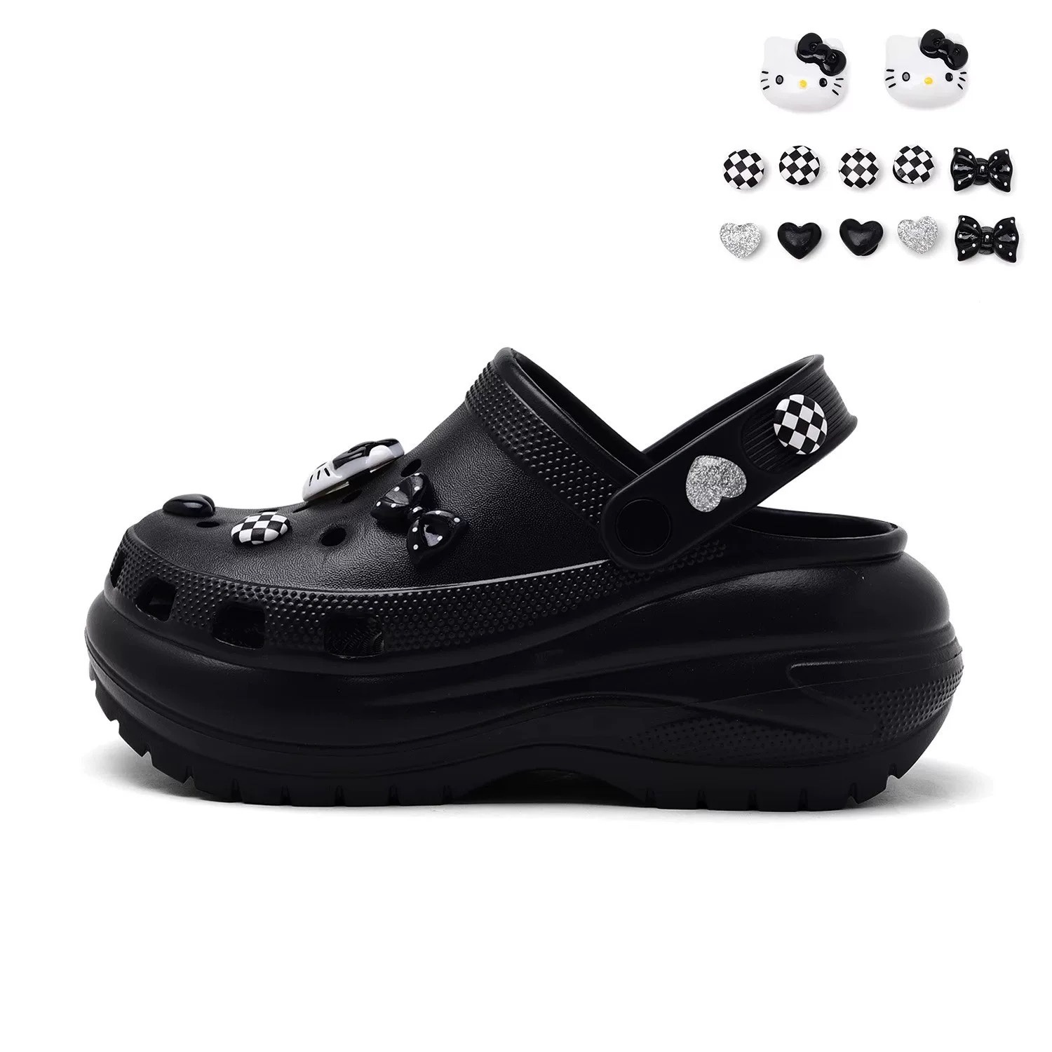 A487. CROCS KITTY BLACK