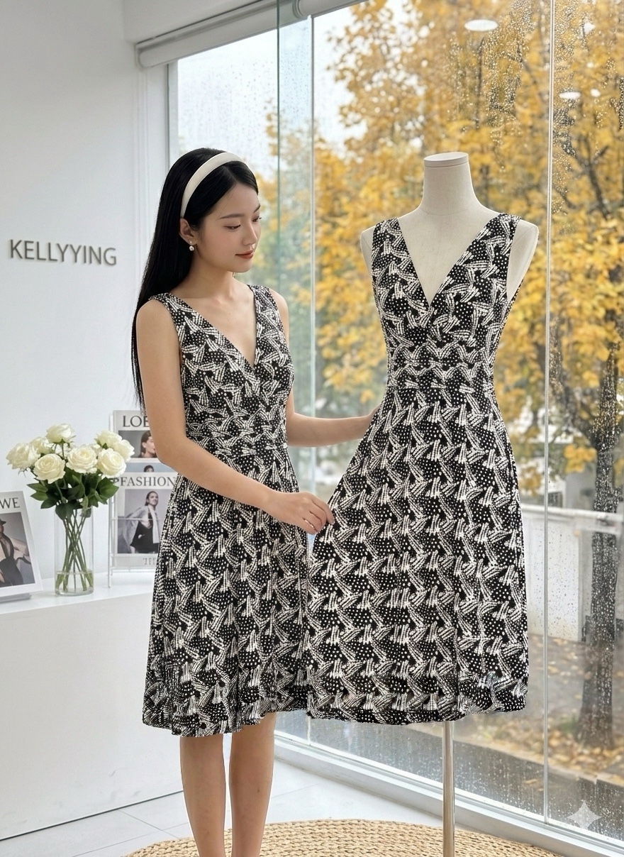 V809. MAXI DRESS 2PCS