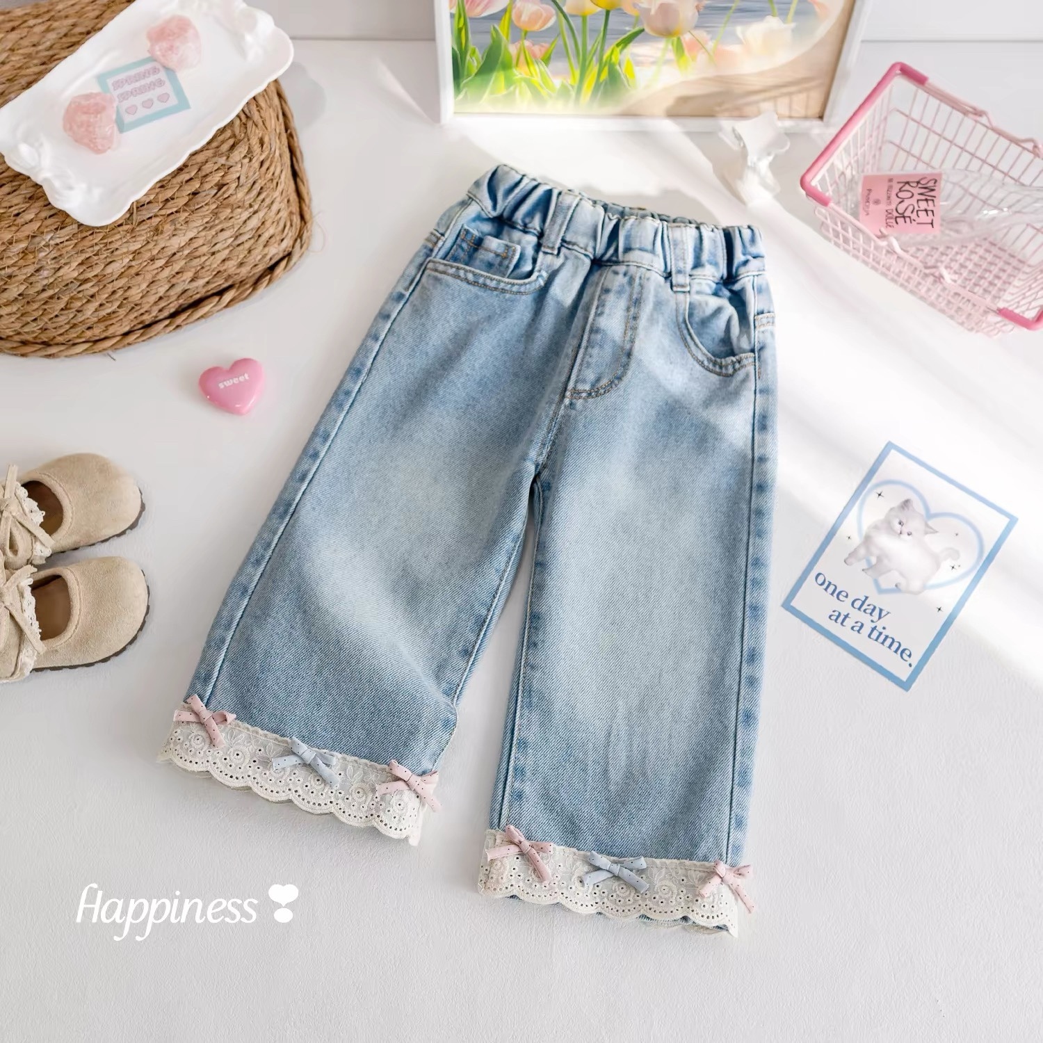 K366. KID GIRL DENIM PANTS