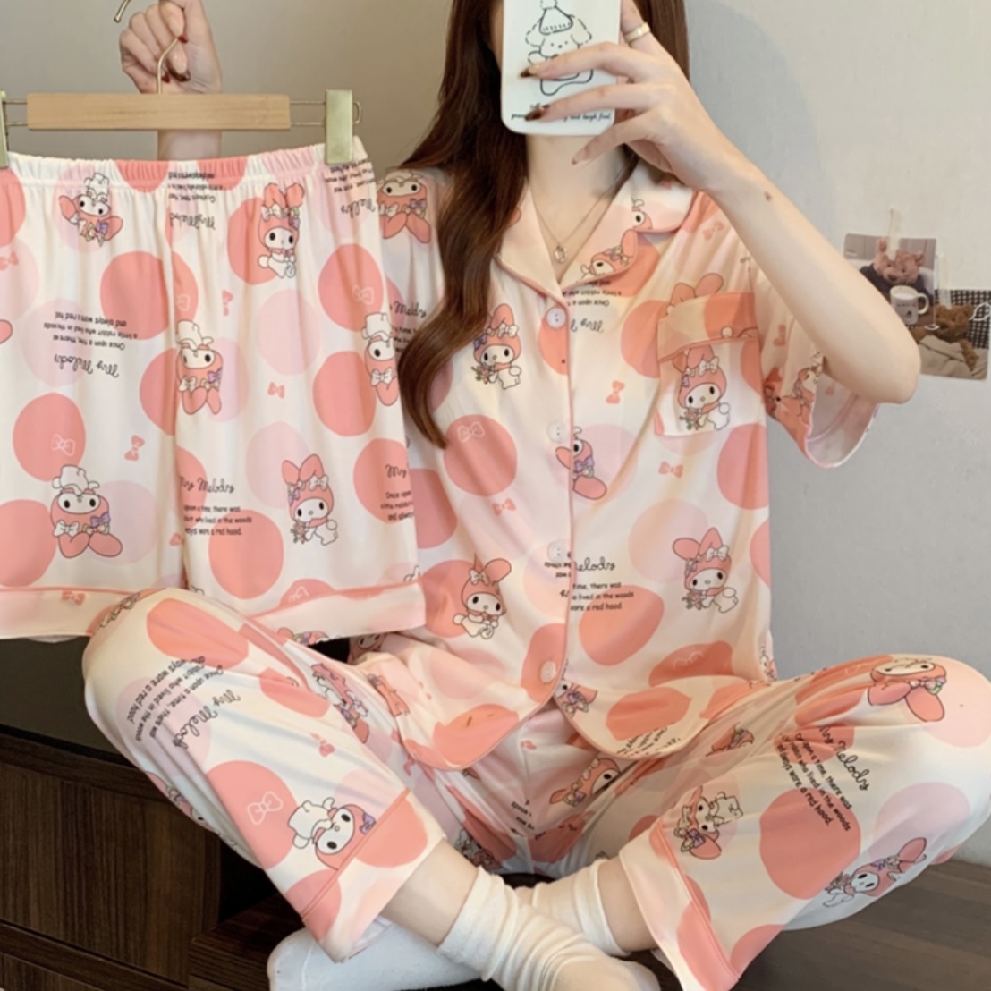 S213. SLEEPWEAR MELODY PINK