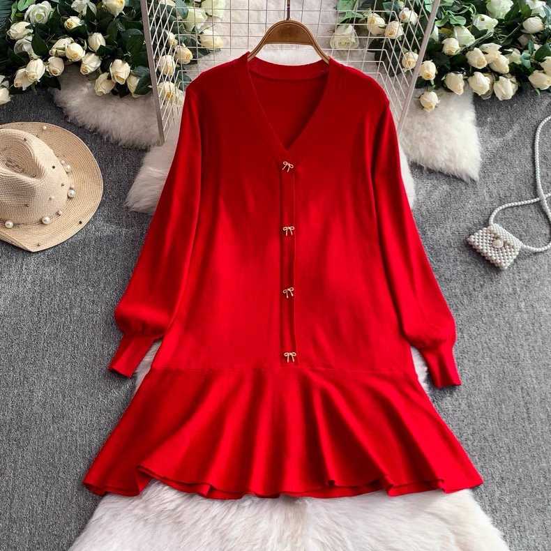 R47. RED SHORT DRESS