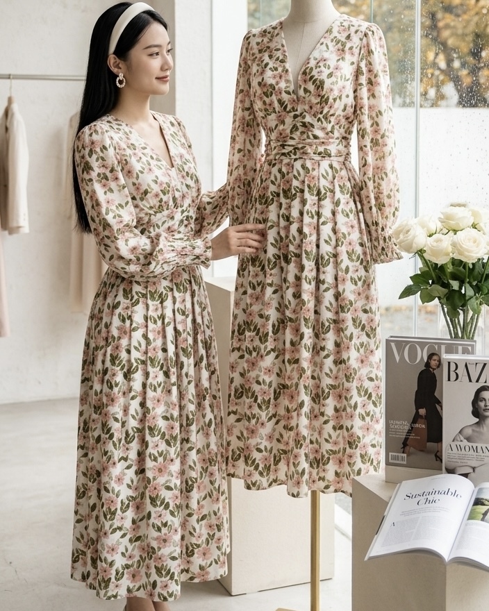 V680. MAXI DRESS