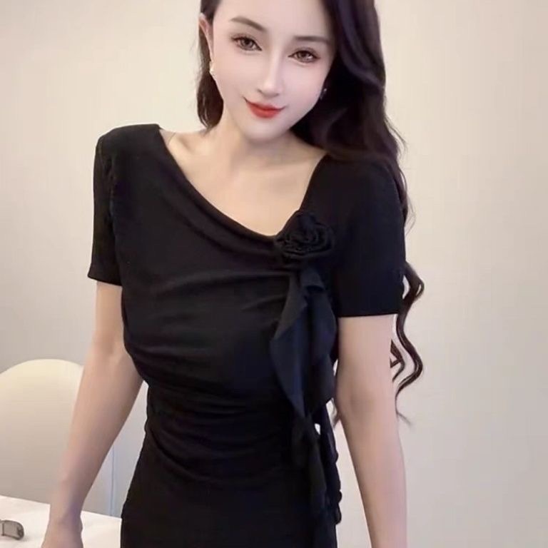 C992. MONGTOGHI TOP BLACK