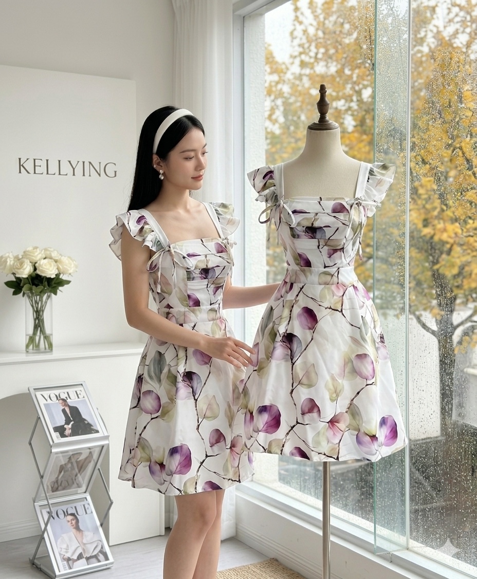 V811. MAXI DRESS 2PCS
