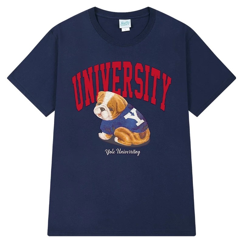 1691. DOG NAVY TEE