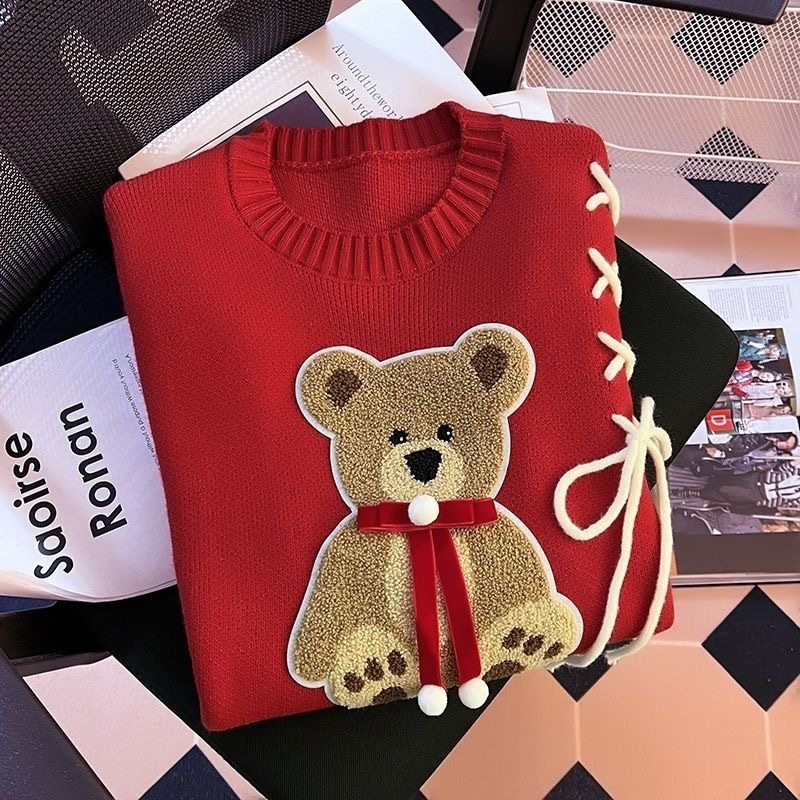 R14. RED BEAR SWEATER