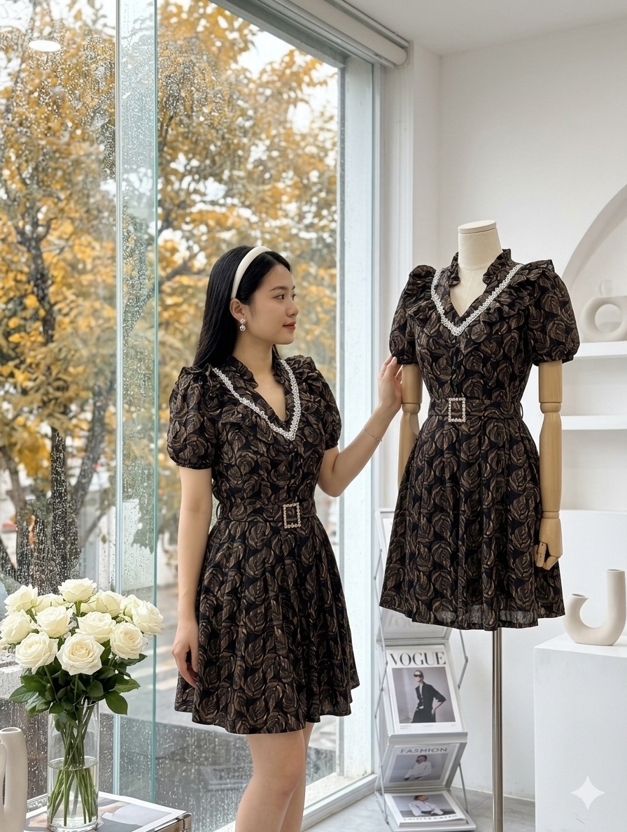 V564. MAXI DRESS 2PCS