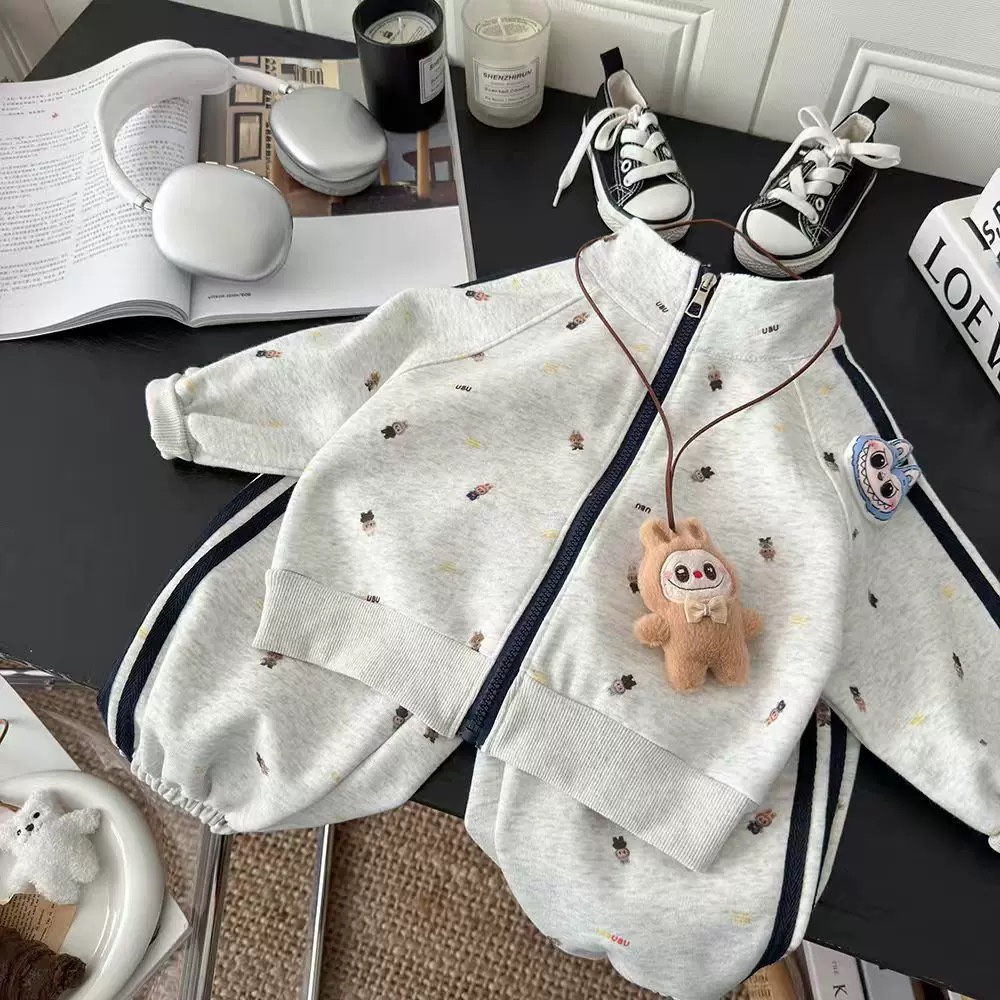 K24. GRAY LABUBU BABY SET
