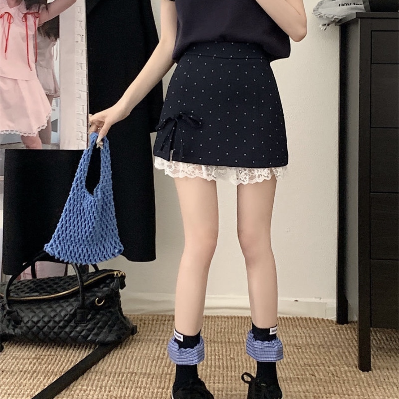 5343. BLUE SKIRT BOTTOM