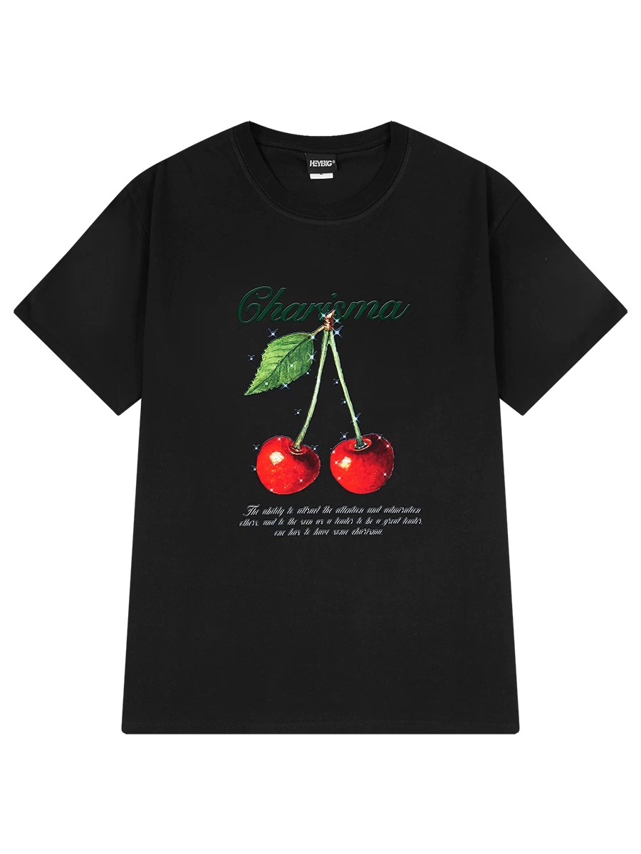 1650. CHERRY BLACK TEE