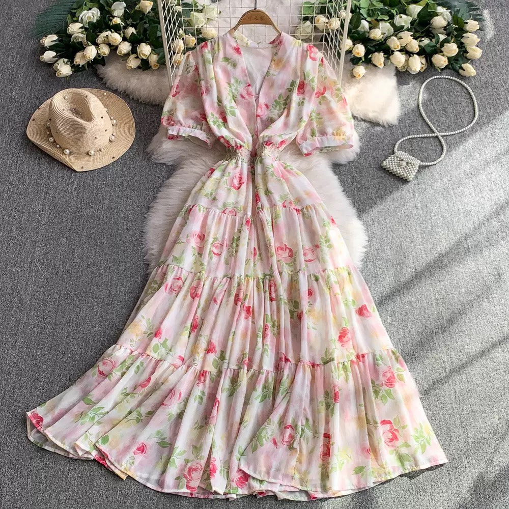 8218. DRESS EXCLUSIVE PINK