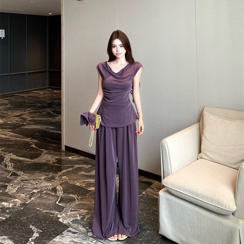 6714. SET LONG PURPLE