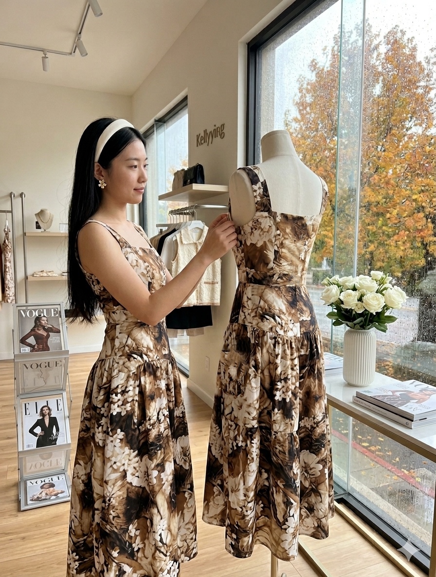 V740. MAXI DRESS 