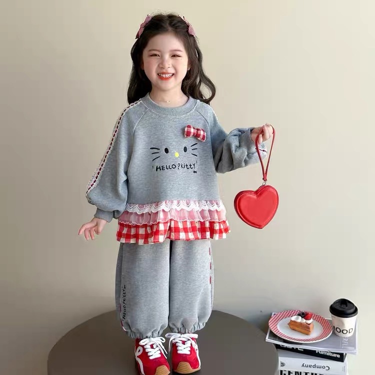 K361. KID GIRL GRAY SET
