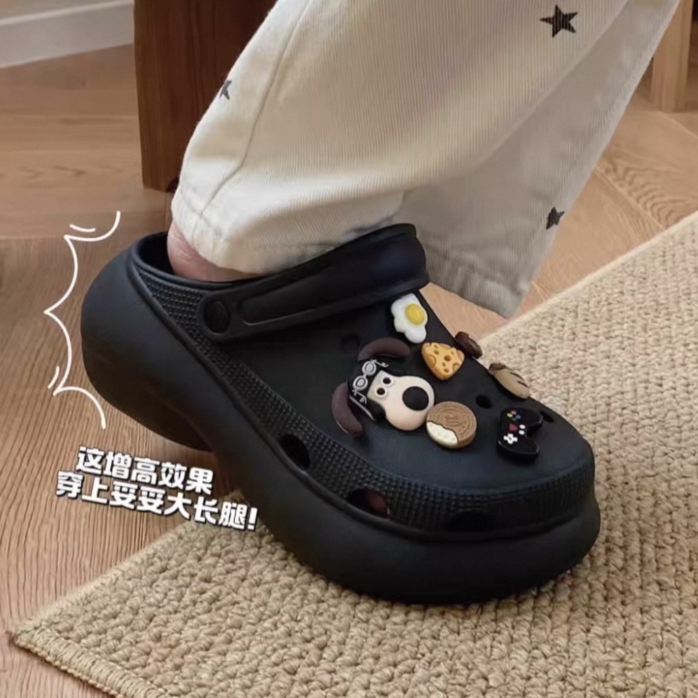 A455. CROCS PUPPY BLACK