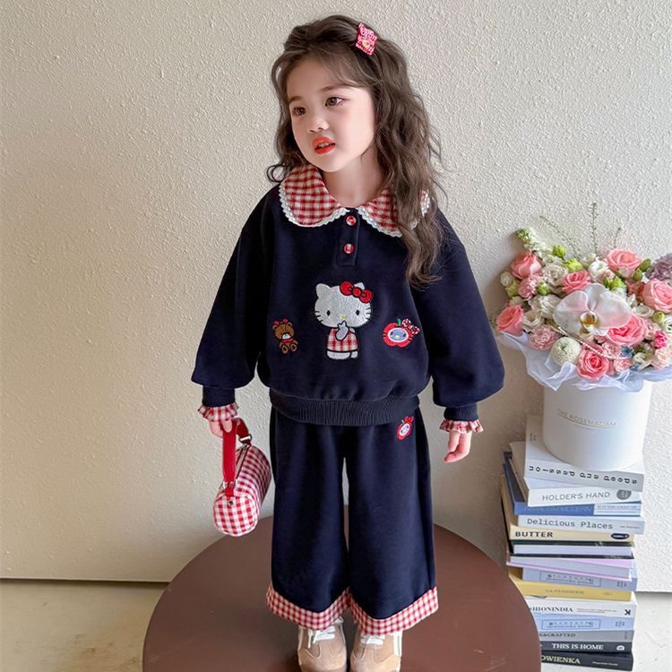 K33. BLUE HELLO KITTY BABY SET