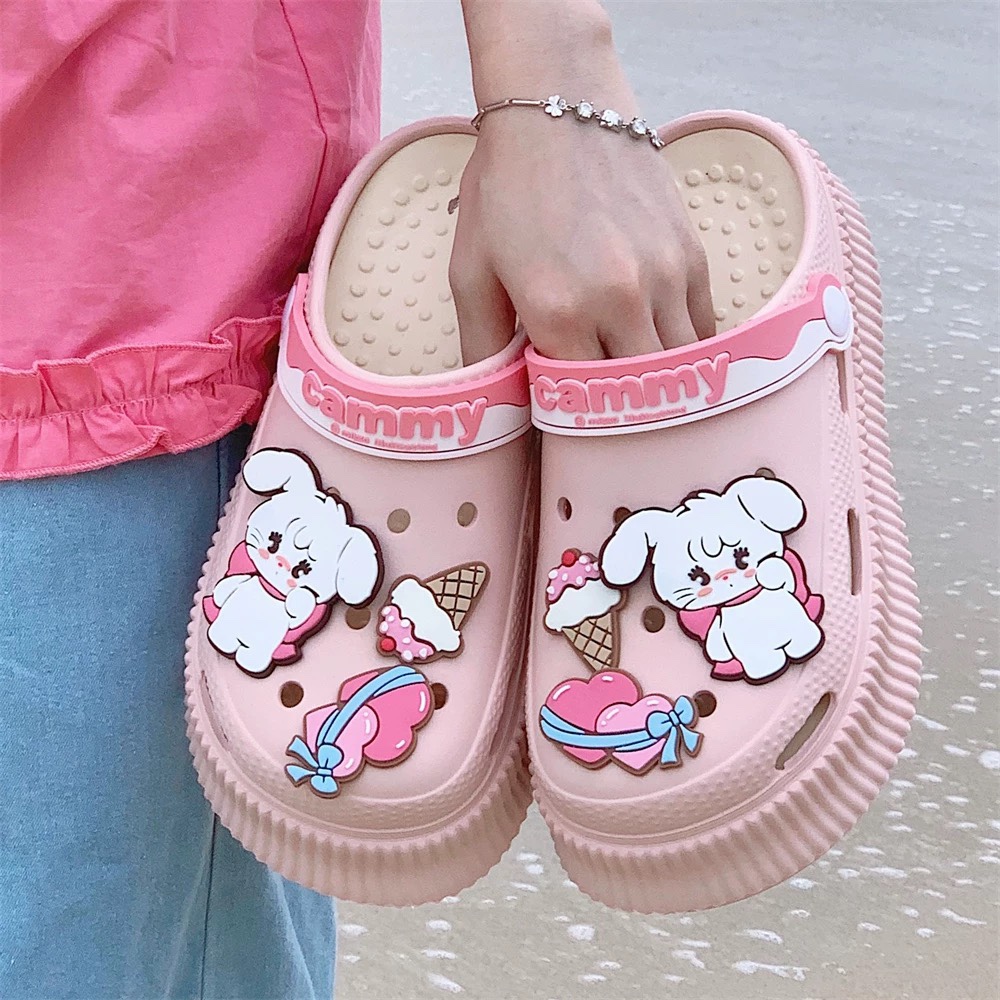 A463. CROCS CAT PINK