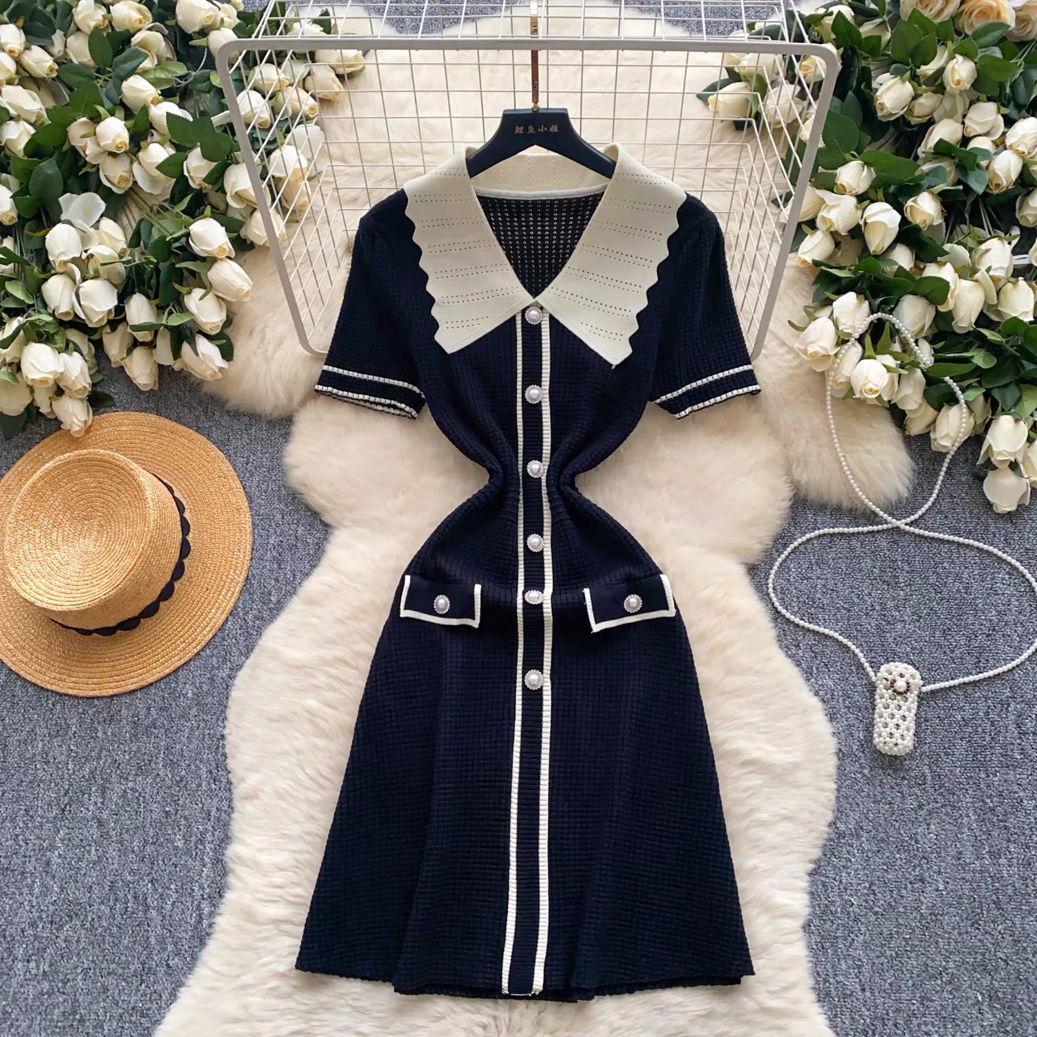 8317. DRESS EXCLUSIVE BLACK