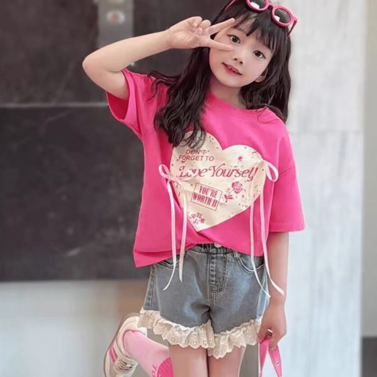K295. KID PINK SET