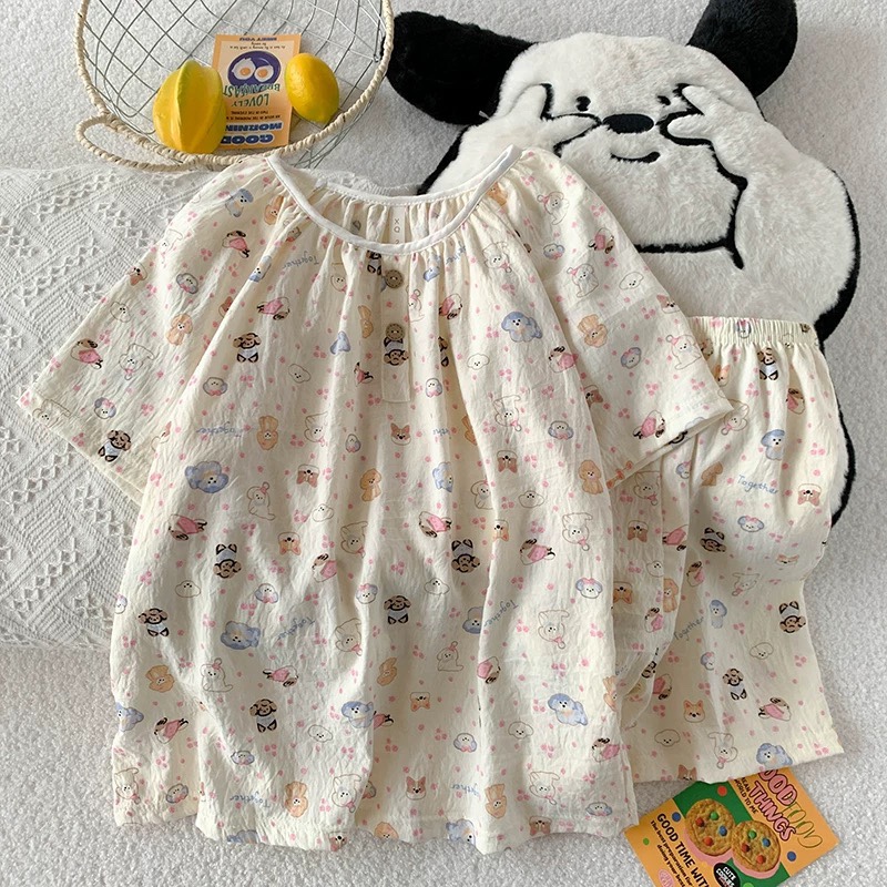 S279. SLEEPWEAR DOG CREAM