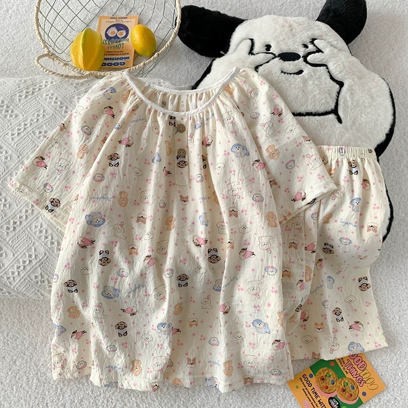 S279. SLEEPWEAR DOG CREAM