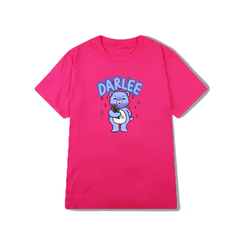 1626. BEAR HOT PINK TEE