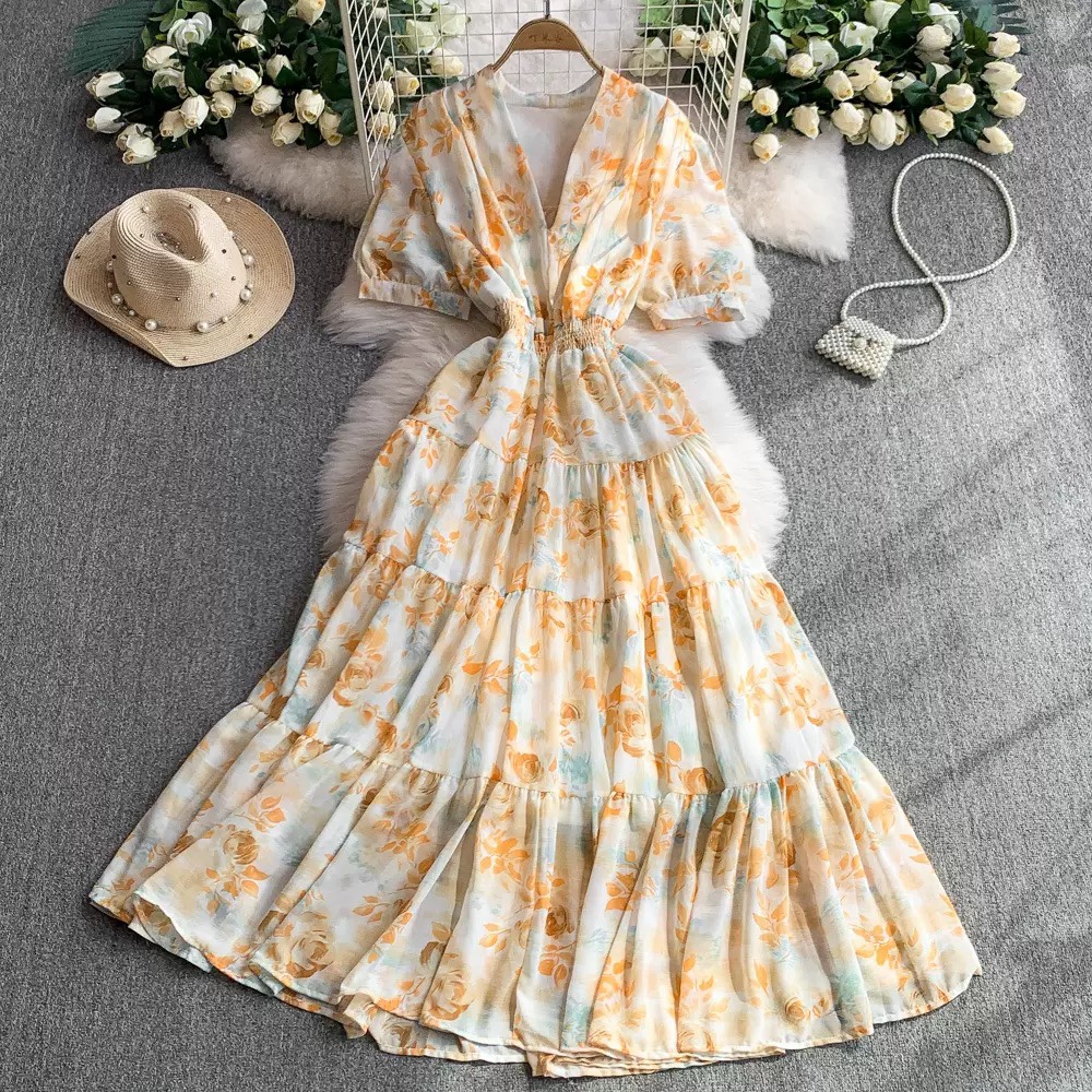 8220. DRESS EXCLUSIVE ORANGE