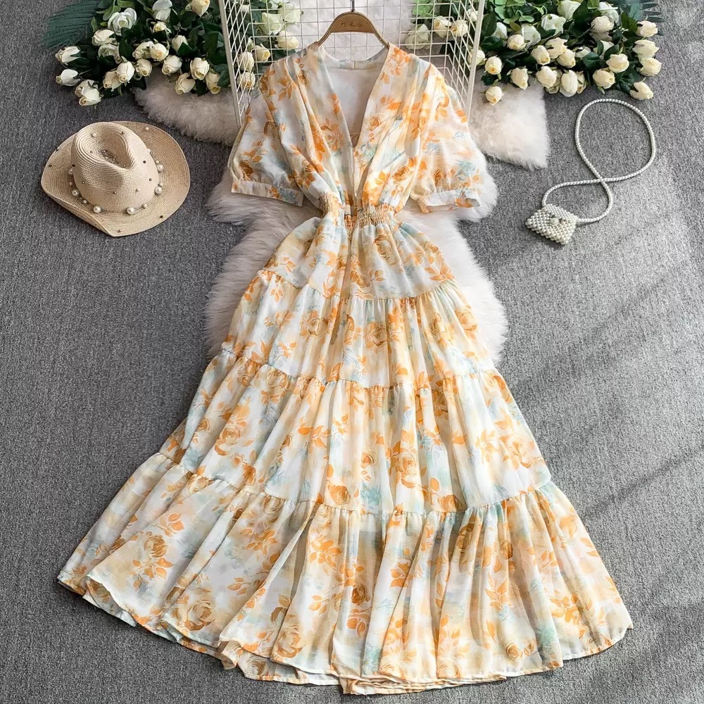 8220. DRESS EXCLUSIVE ORANGE