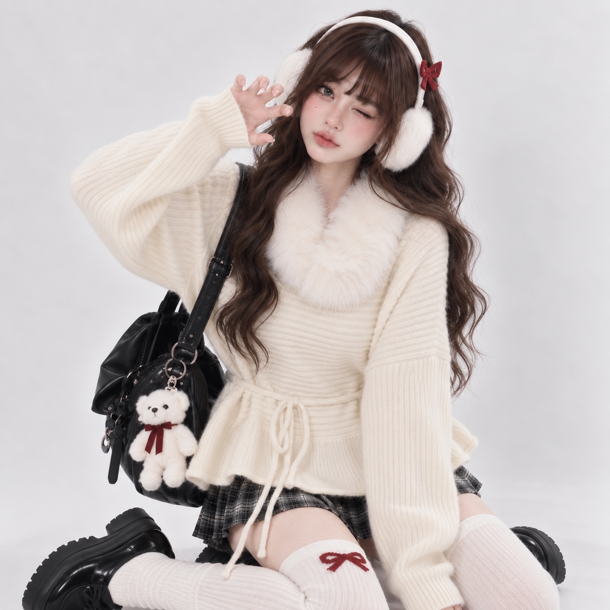 T577. SWEATER WHITE