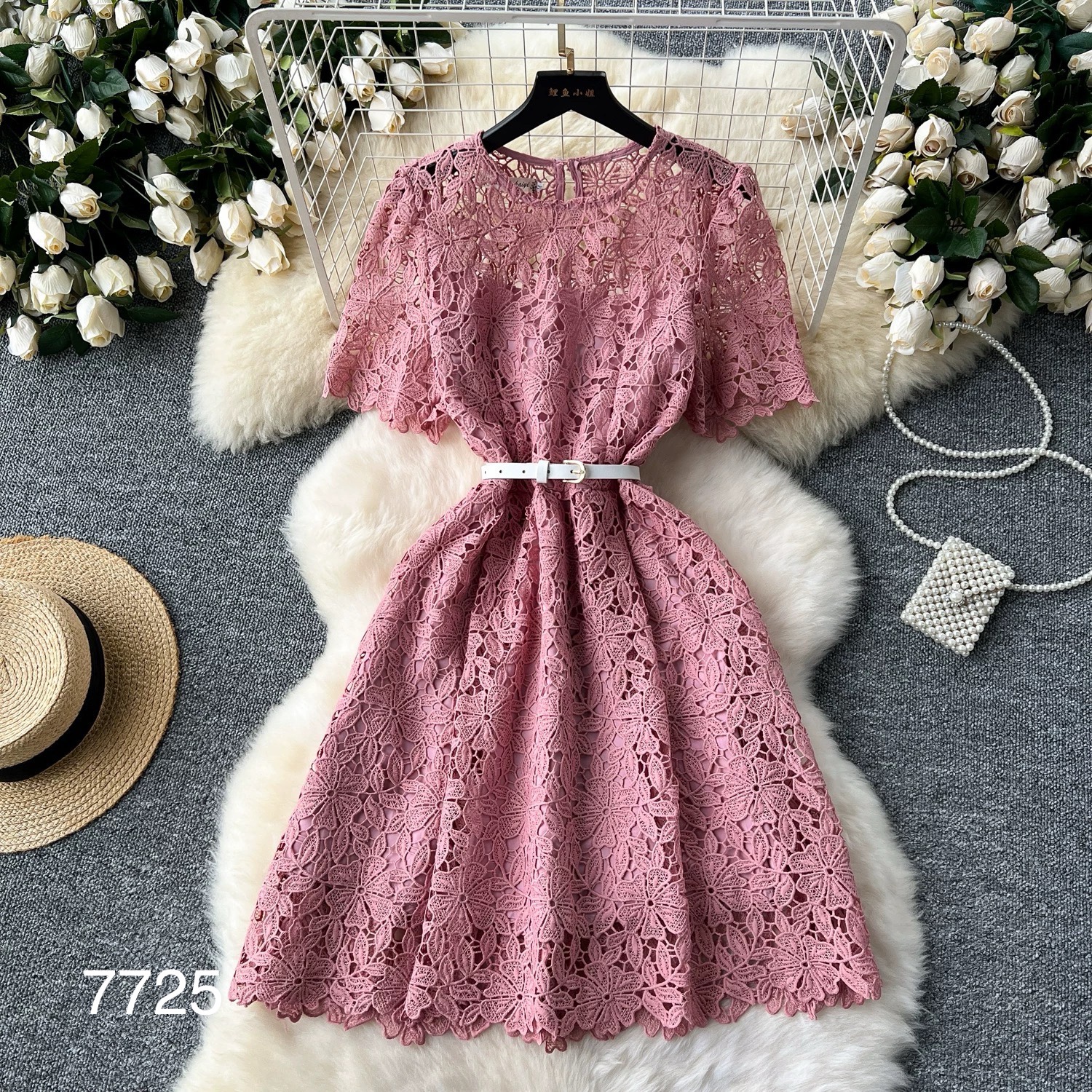 7725. PINK DRESS (exclusive)