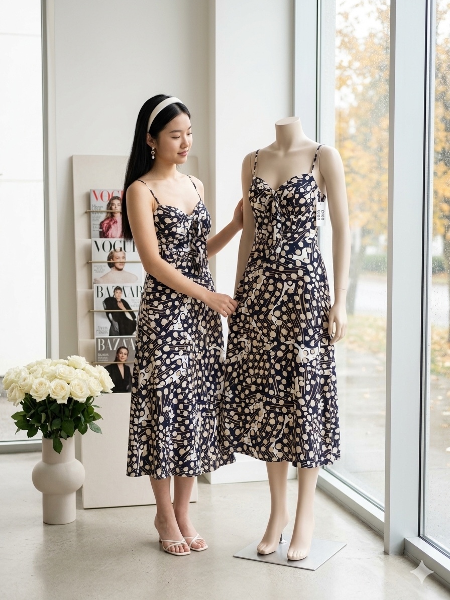 V650. MAXI DRESS