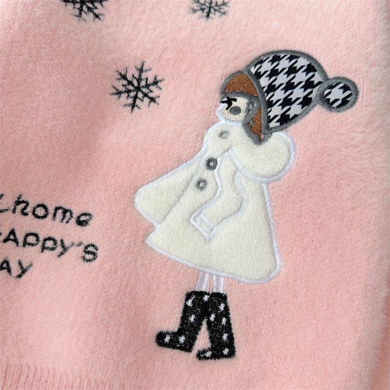K513. BABY SWEATER GIRL PINK