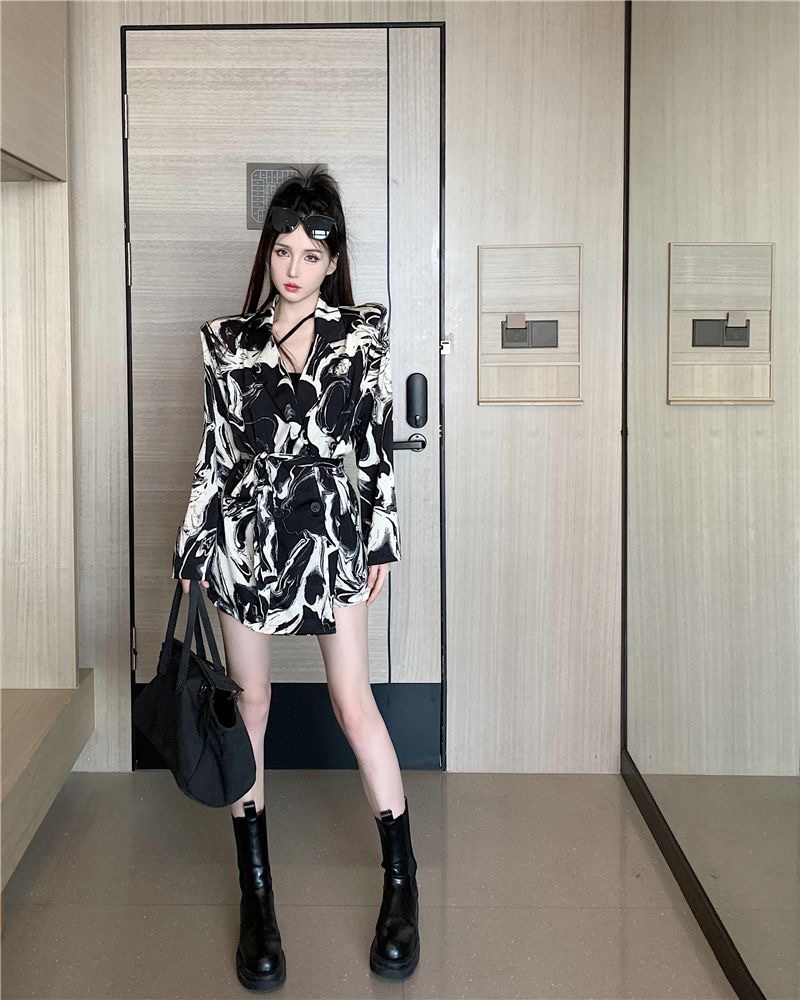 7722. BLACK SHORT DRESS